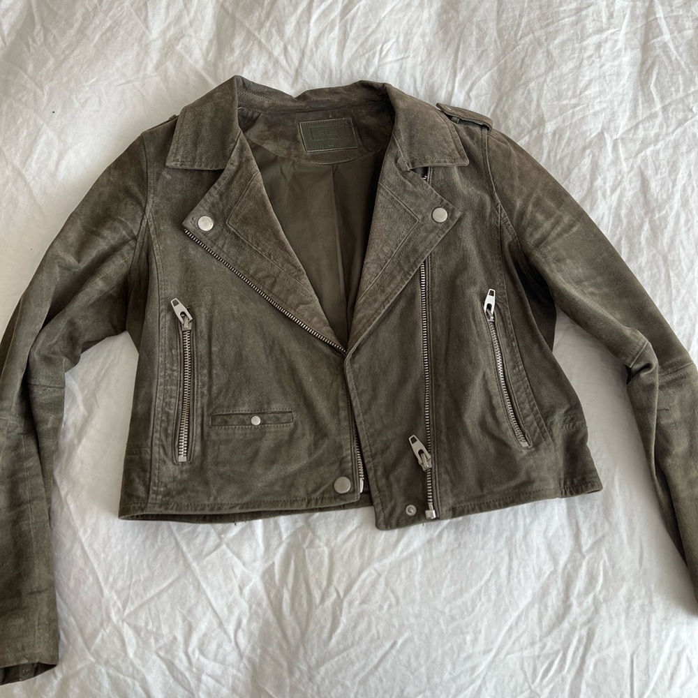 SL8 grey green jacket size large